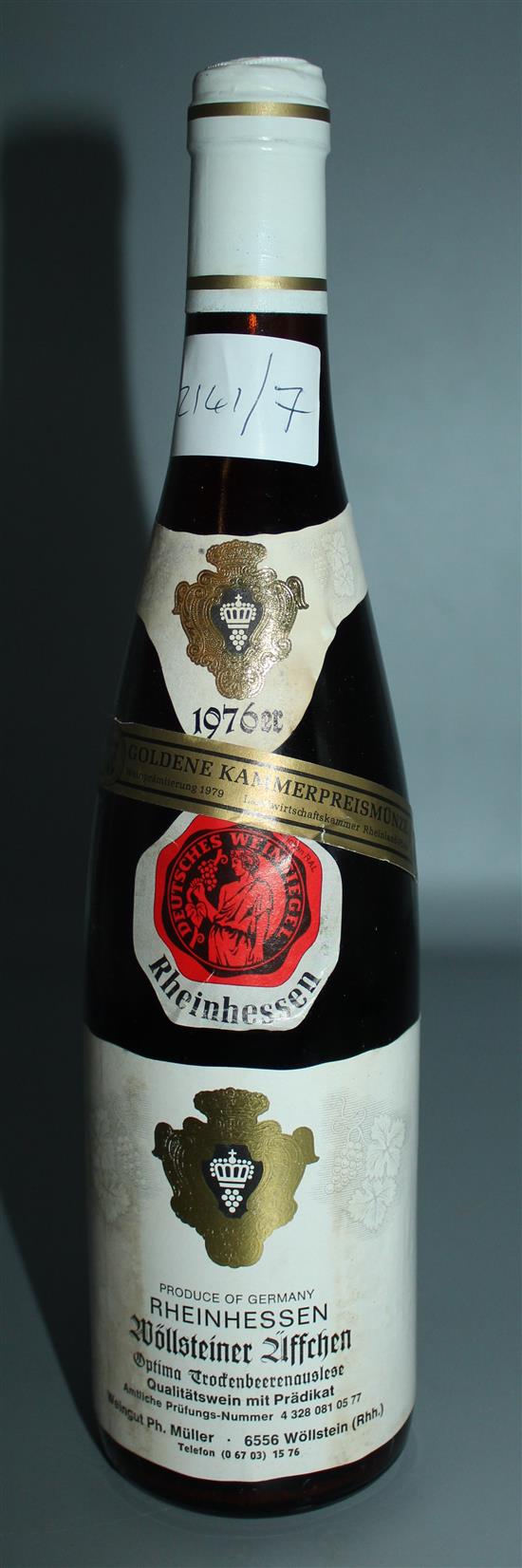 Ph Muller Molsteiner Affchen Trockenbeerenauslese 1976 (1)